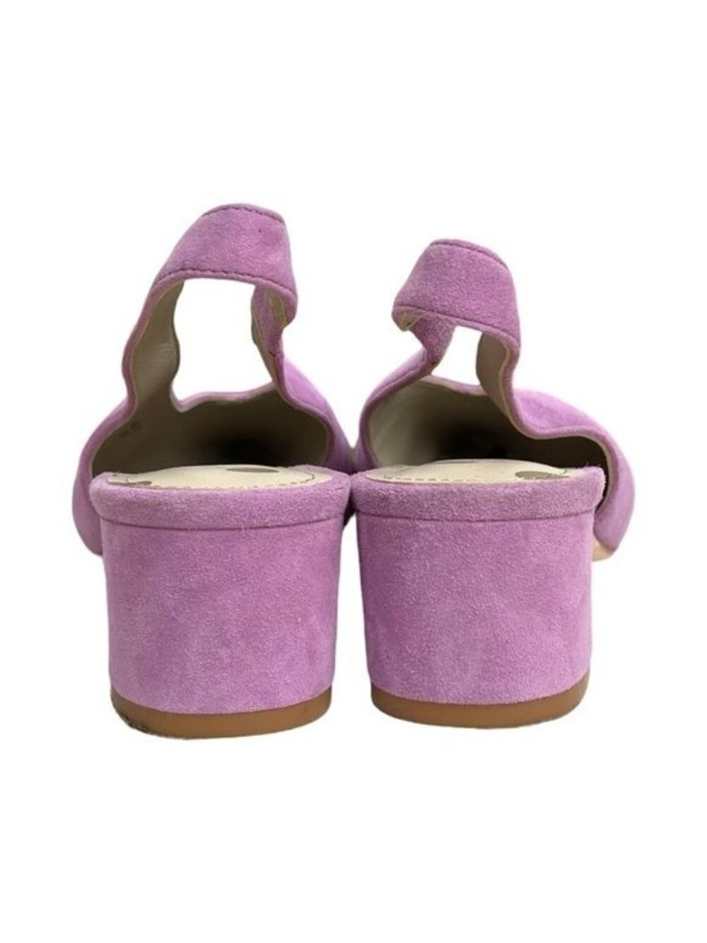 Boden Happy Heels Suede Pointed Toe Mid Heel Sling Back Pumps for Women Size 9 - Picture 5 of 11